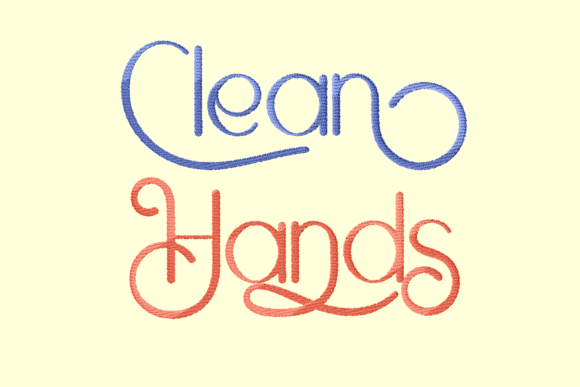 Clean Hands Lettering: A Seasonal Embroidery Review