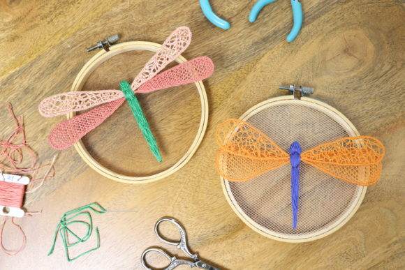 Creating a Wire Frame Embroidery: A Design Review