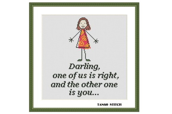 Darling Funny Feminist Cross Stitch: Craft Fair Product Review