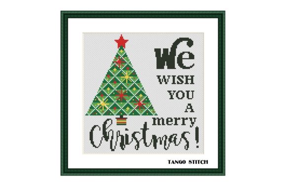 Geometric Christmas Tree Cross Stitch Design Review