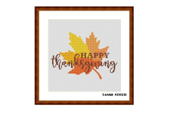 Happy Thanksgiving Cross Stitch Pattern: A Designer's Review