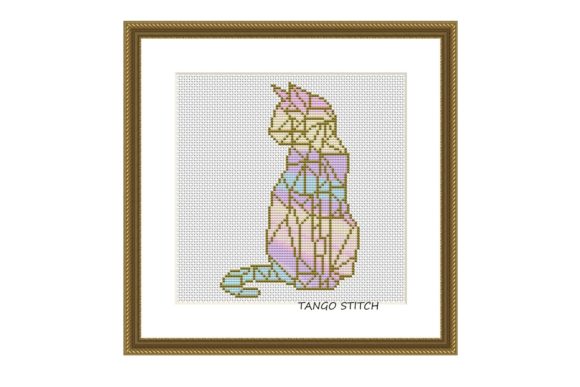 Rainbow Cat Geometric Cross Stitch: A Seller's Review