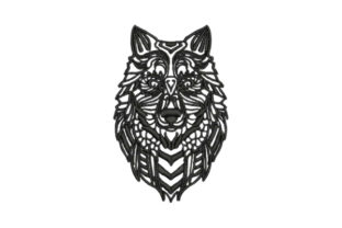 Zentangle Wolf: A Seasonal Embroidery Review