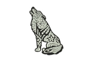 Zentangle Wolf Howling Embroidery Design Review